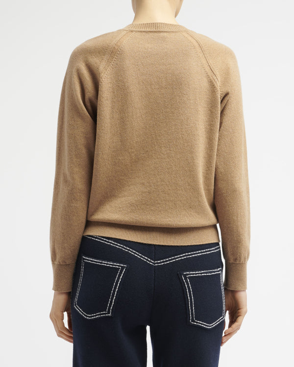 Barrie Pull Col Rond En Cachemire