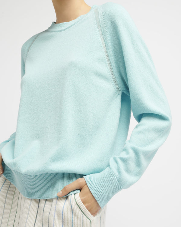 Barrie Pull Col Rond En Cachemire