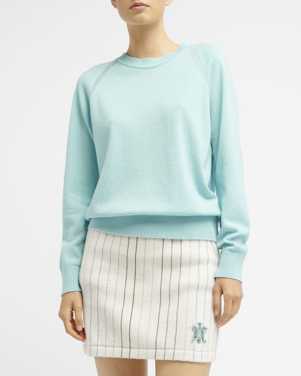 Barrie Pull Col Rond En Cachemire