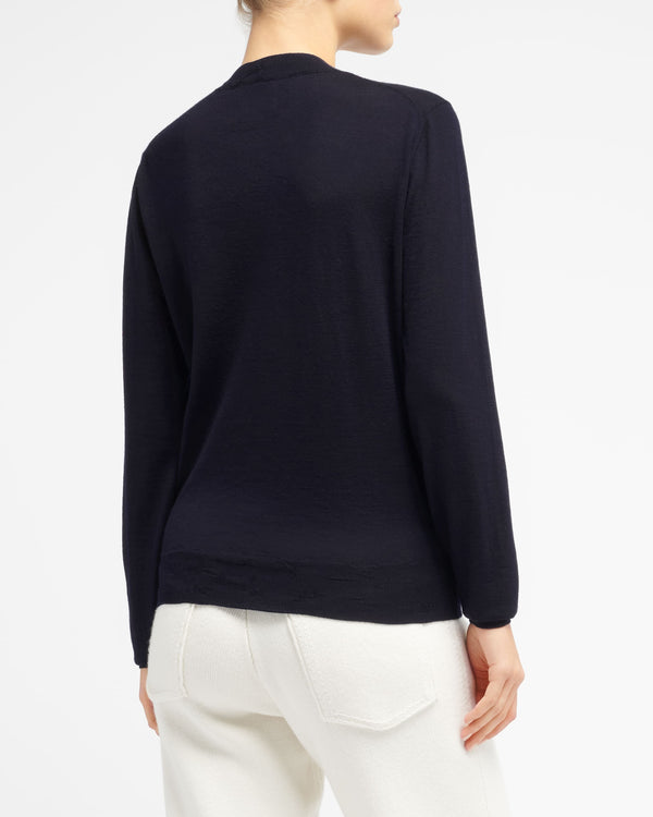 Barrie Pull Col Rond En Cachemire Ultra Fin