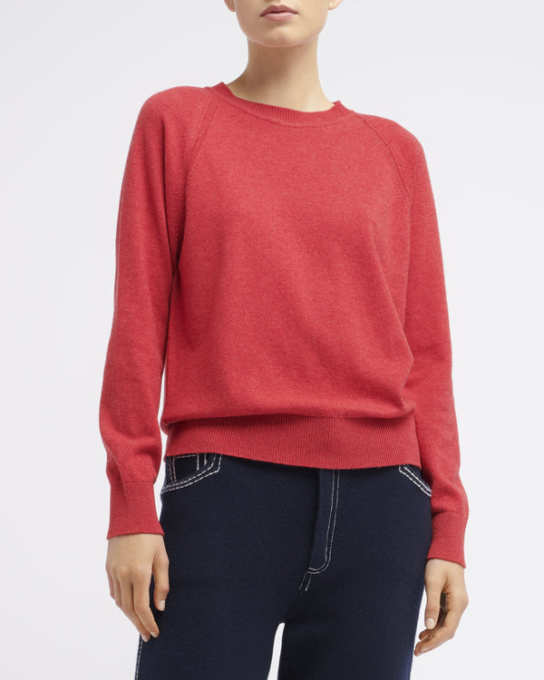 Barrie Pull Col Rond En Cachemire