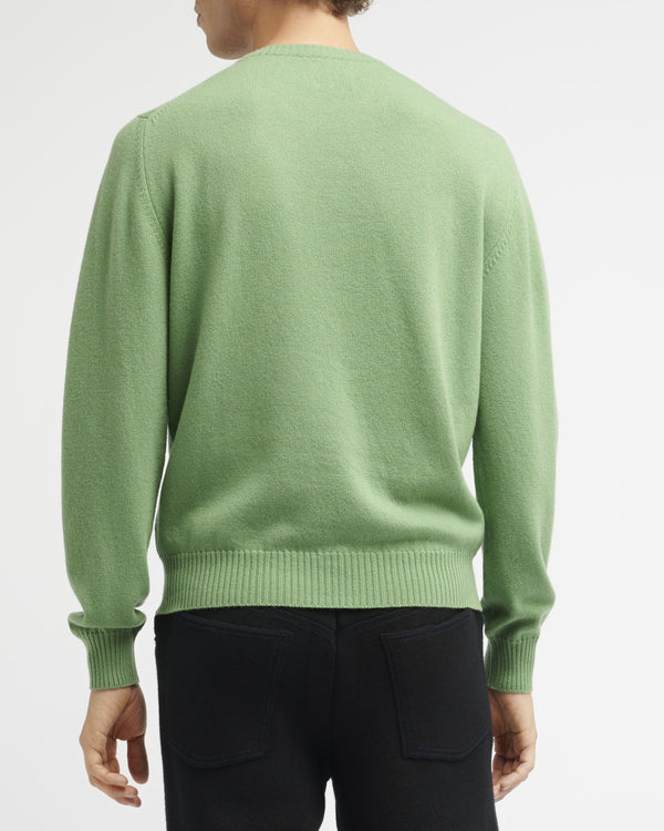 Barrie Pull Col Rond Logo 3D En Cachemire