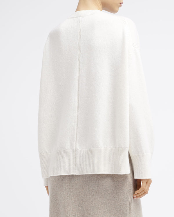 Barrie Pull Col Rond Oversize En Cachemire