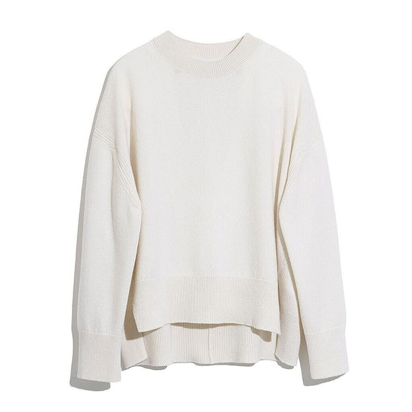 barrie Pull col rond oversize en cachemire