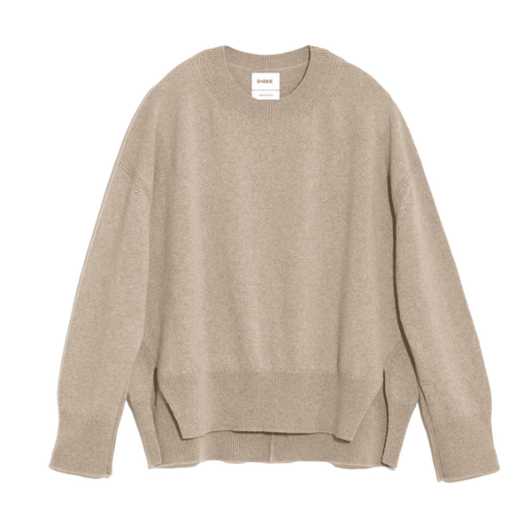 barrie Pull col rond oversize en cachemire