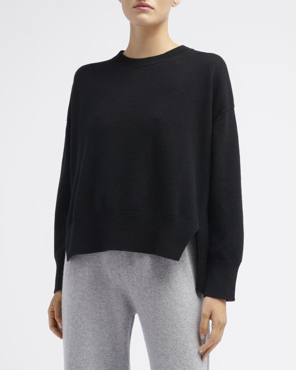 Barrie Pull Col Rond Oversize En Cachemire