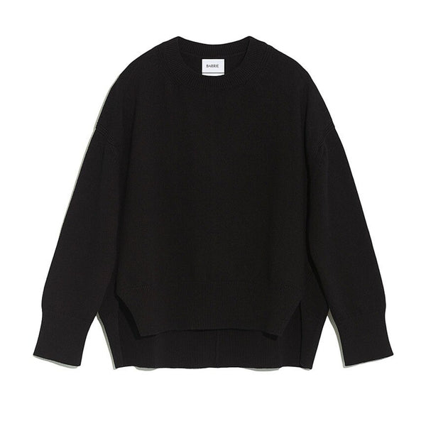 Barrie Pull Col Rond Oversize En Cachemire