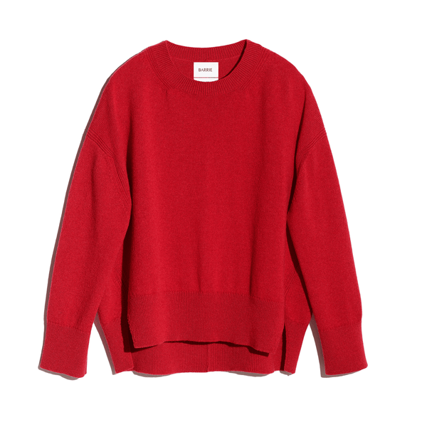 barrie Pull col rond oversize en cachemire