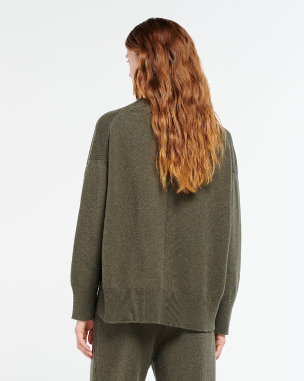 Barrie Pull Col Rond Oversize En Cachemire