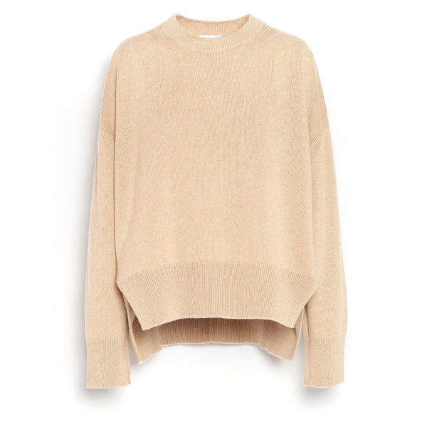 barrie Pull col rond oversize en cachemire