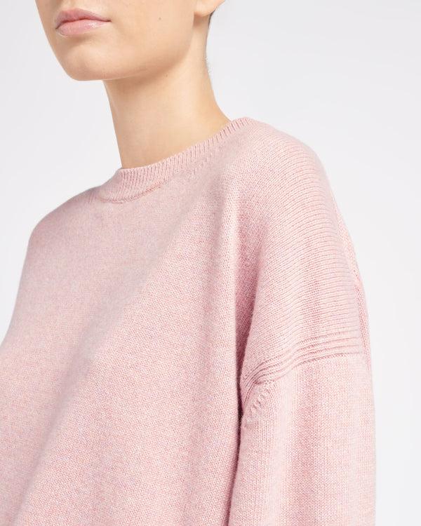 Barrie Pull Col Rond Oversize En Cachemire