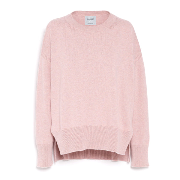 barrie Pull col rond oversize en cachemire