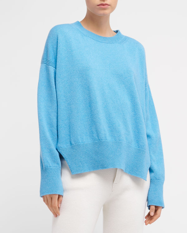 Barrie Pull Col Rond Oversize En Cachemire