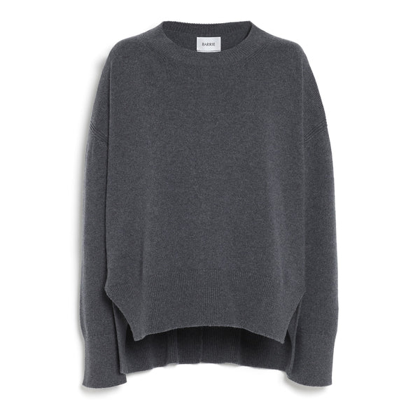 barrie Pull col rond oversize en cachemire