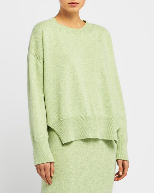 Barrie Pull Col Rond Oversize En Cachemire