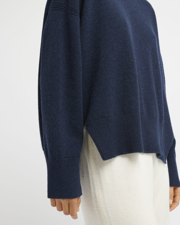 Barrie Pull Col Rond Oversize En Cachemire