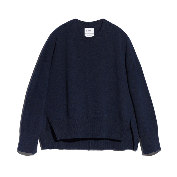 barrie Pull col rond oversize en cachemire