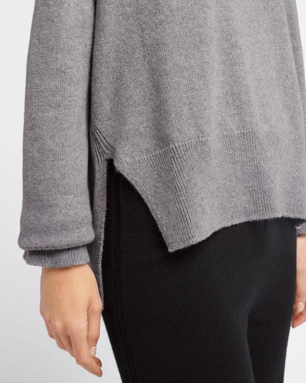 Barrie Pull Col Rond Oversize En Cachemire