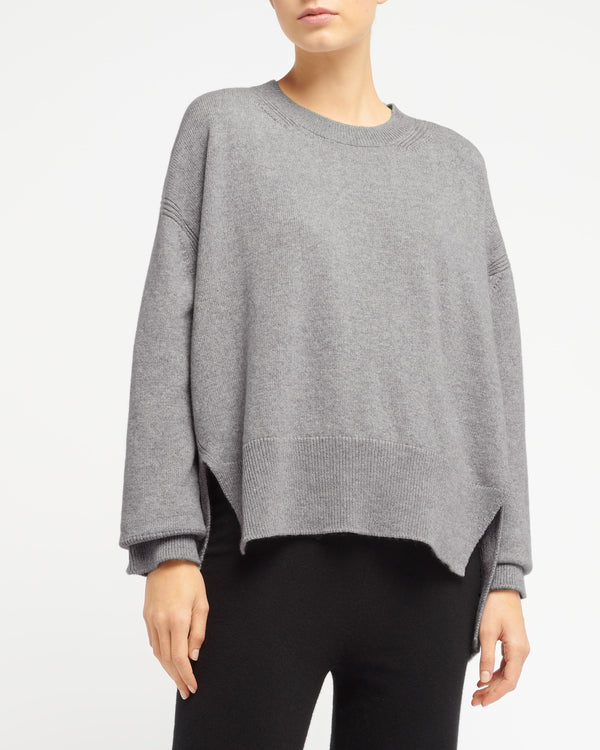 Barrie Pull Col Rond Oversize En Cachemire