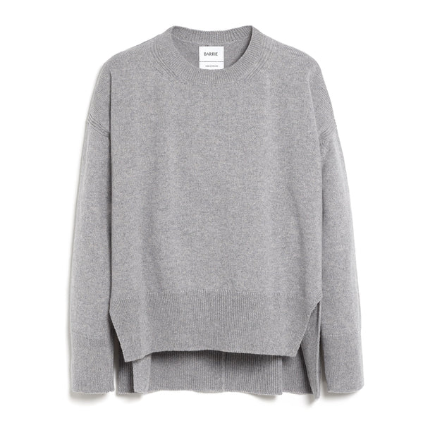 barrie Pull col rond oversize en cachemire