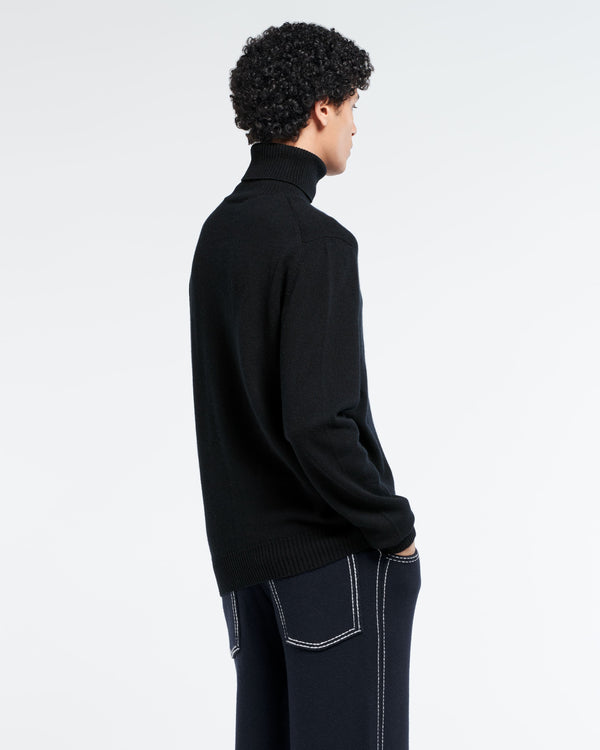 Barrie Pull Col Roulé B Label En Cachemire