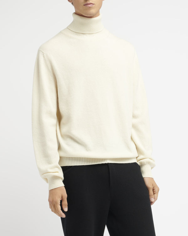 Barrie Pull Col Roulé B Label En Cachemire