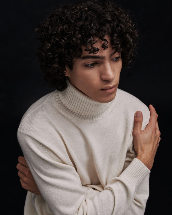 Barrie Pull Col Roulé B Label En Cachemire