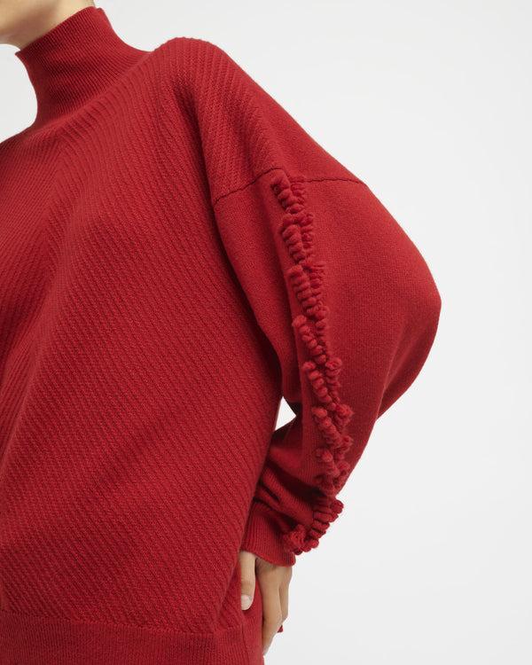 Barrie Pull Col Roulé Détail 3D En Cachemire