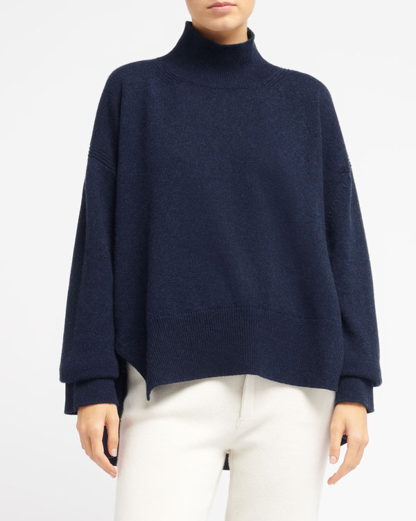 Barrie Pull Col Roulé Oversize En Cachemire