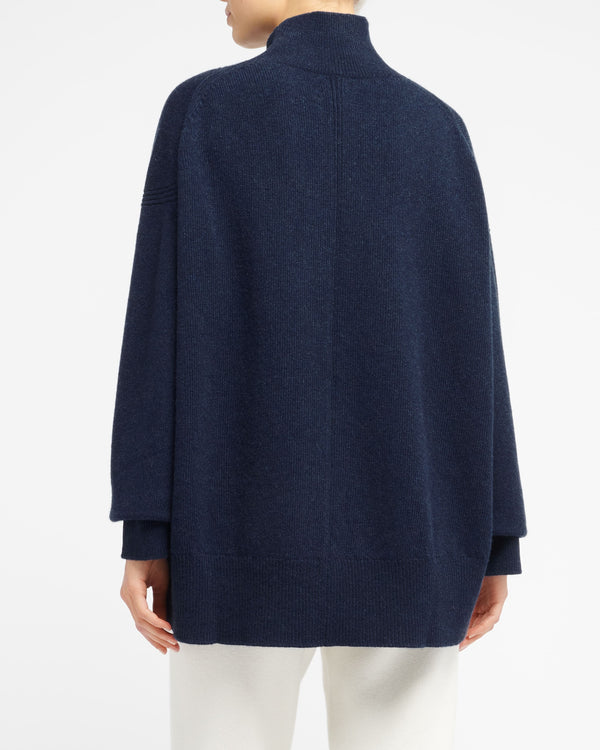 Barrie Pull Col Roulé Oversize En Cachemire