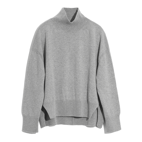 barrie Pull col roulé oversize en cachemire
