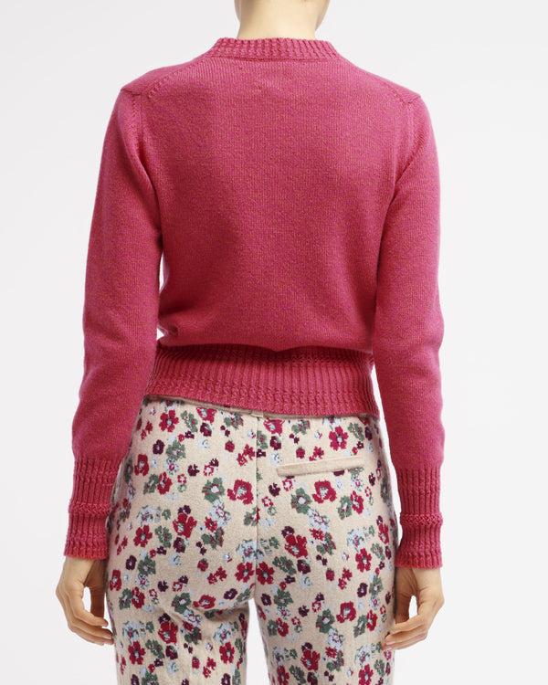 Barrie Pull Col V En Cachemire