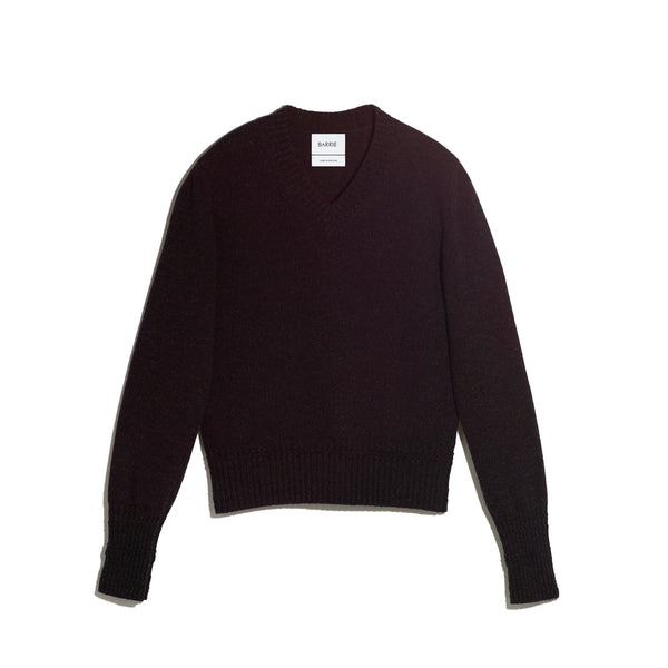 barrie Pull col V en cachemire