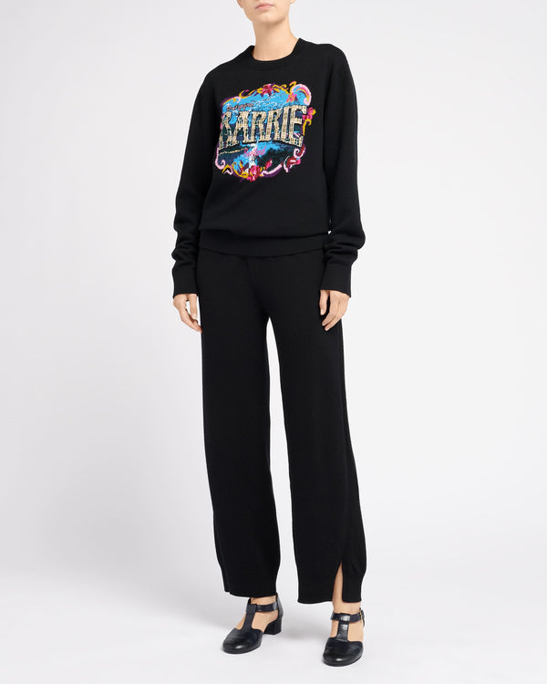 Barrie Pull En Cachemire à Motif Bouquet