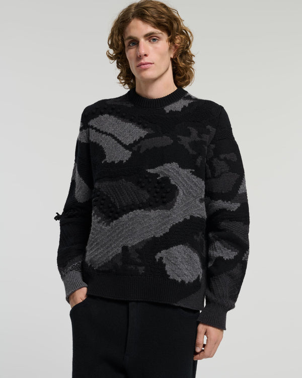 Barrie Pull En Cachemire à Motif Paysage