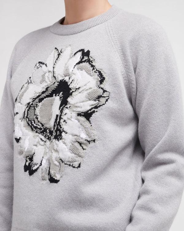 Barrie Pull En Cachemire Et Coton à Motif Fleur