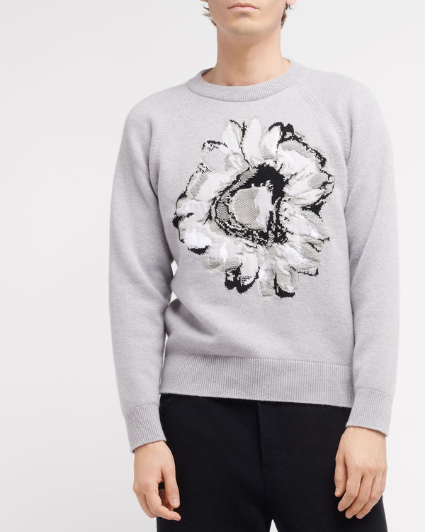 Barrie Pull En Cachemire Et Coton à Motif Fleur