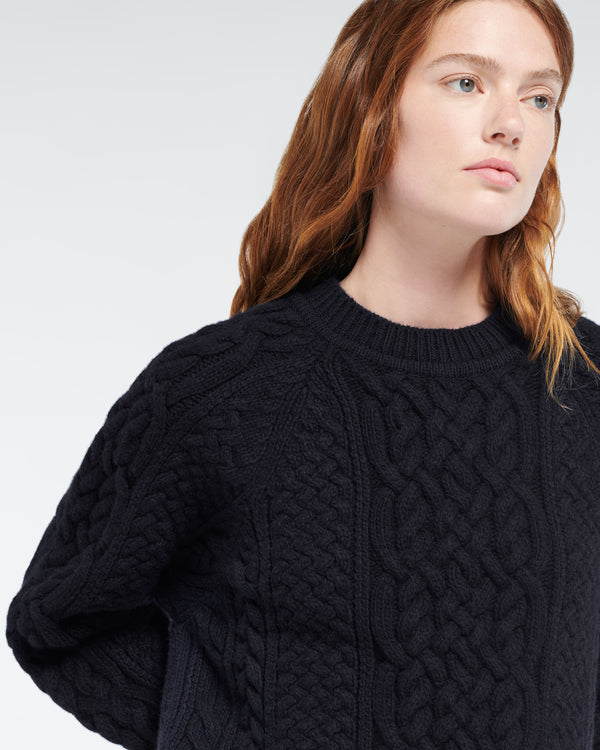 Barrie Pull En Cachemire Torsadé