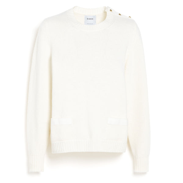 barrie Pull en laine avec détail ruban