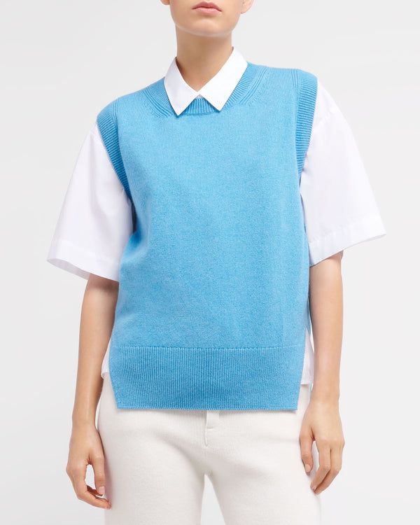 Barrie Pull Iconique Sans Manches En Cachemire