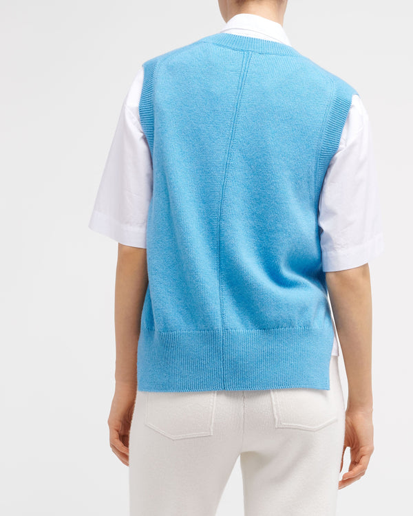 Barrie Pull Iconique Sans Manches En Cachemire