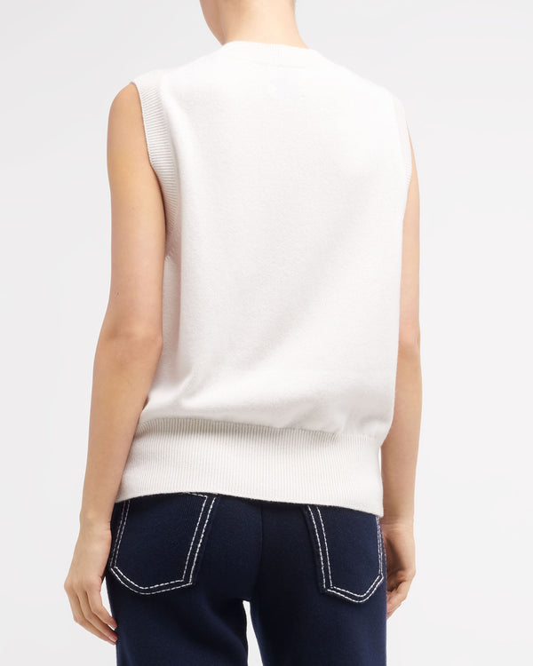 Barrie Pull Iconique Sans Manches En Cachemire