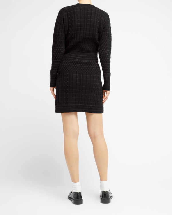 Barrie Robe Courte Smock En Cachemire