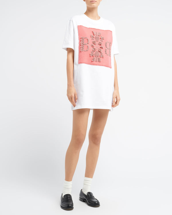 Barrie Robe T-Shirt Avec Patch Logo B En Cachemire
