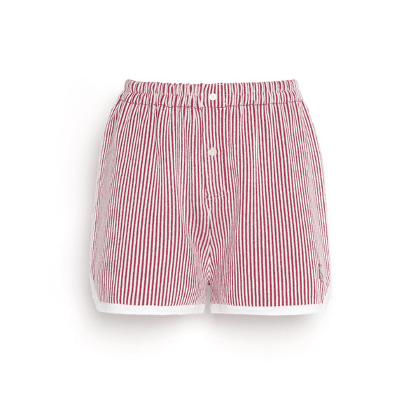 barrie Short à fines rayures en cachemire et coton