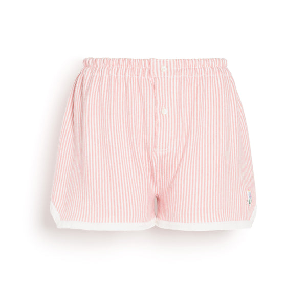 barrie Short à fines rayures en cachemire et coton