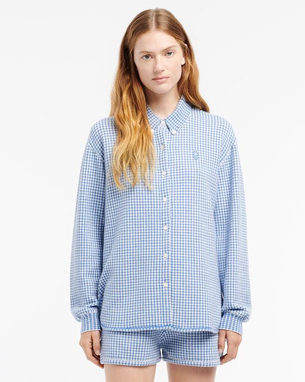 Barrie Short à Motif Vichy En Cachemire Et Coton