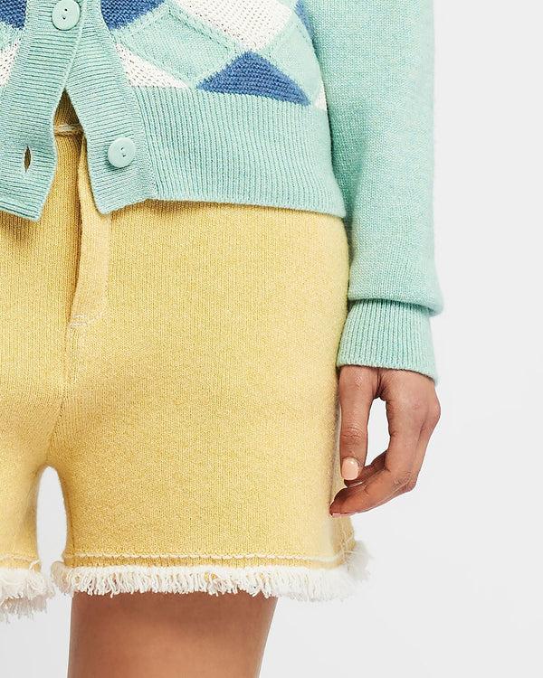 Barrie Short Denim à Franges