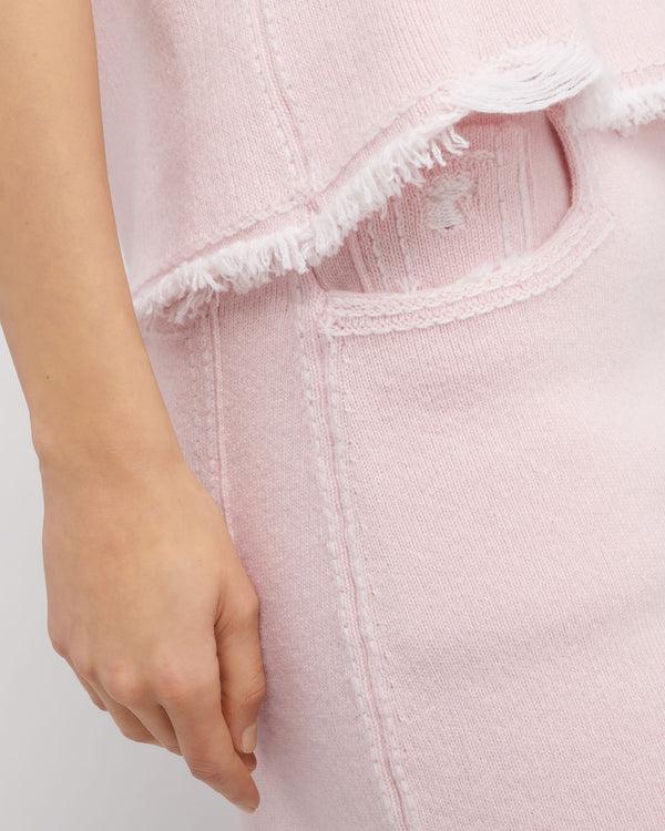 Barrie Short Denim à Franges