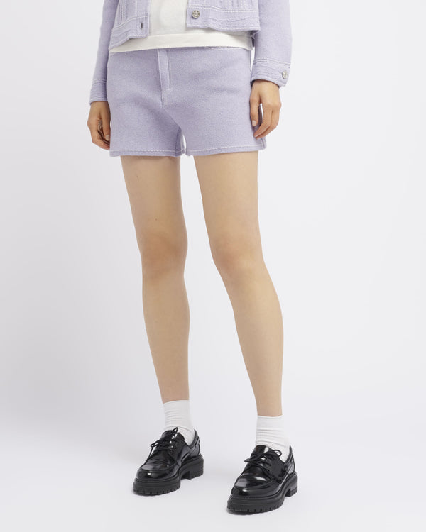Barrie Short Denim En Cachemire Et Coton